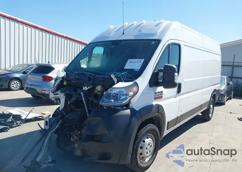 2019 Ram Promaster 2500 High Roof 159 Wb из США, поврежденный, VIN 3C6TRVDG2KE506177